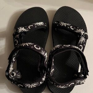 Teva Black and White Women's Sandals